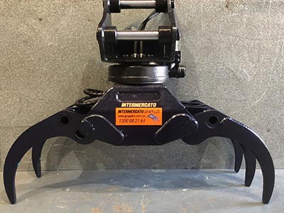 hydraulic forklift grab attachment